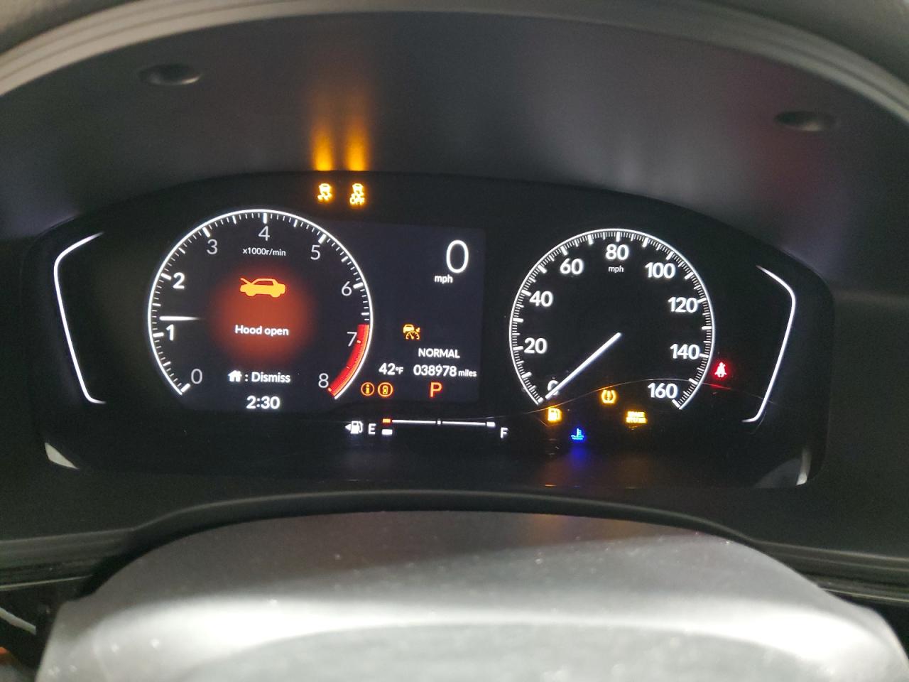 2023 HONDA CIVIC SPORT VIN:2HGFE2F5XPH544927
