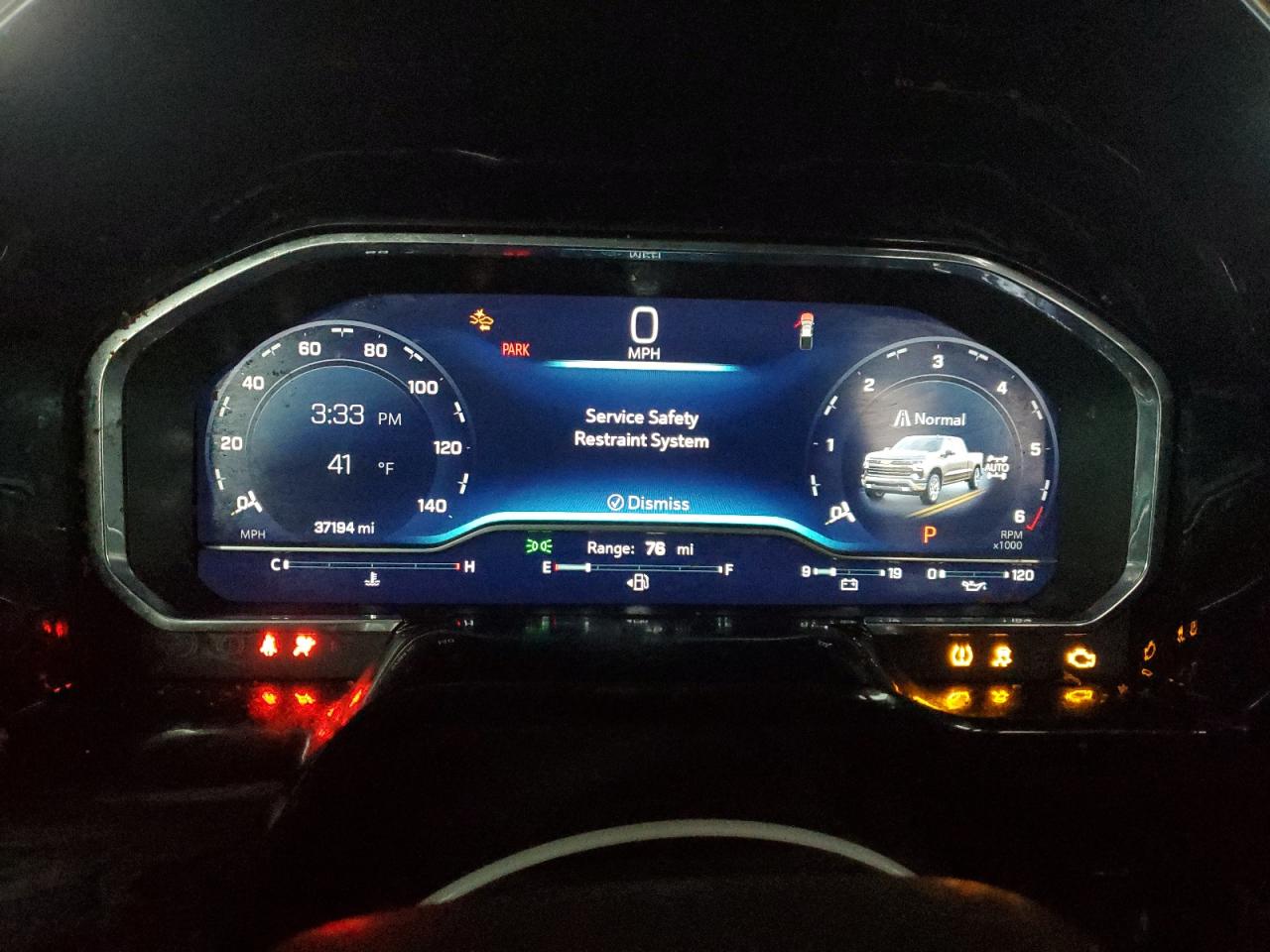 2023 CHEVROLET SILVERADO K1500 RST VIN:2GCUDEED2P1147143