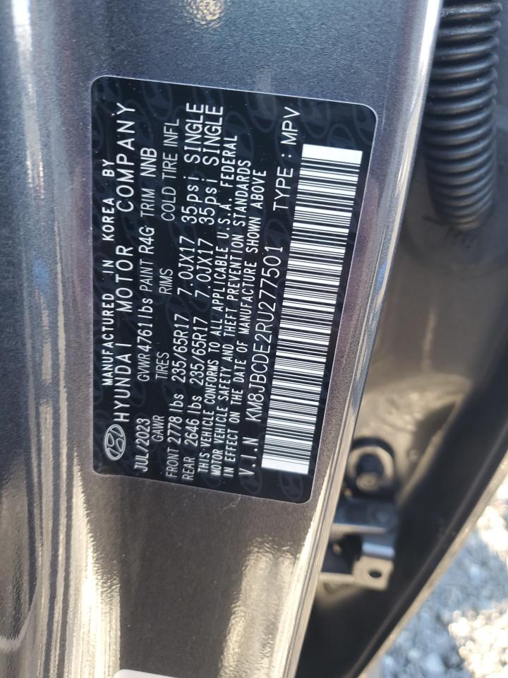 2024 HYUNDAI TUCSON SEL VIN:KM8JBCDE2RU277501