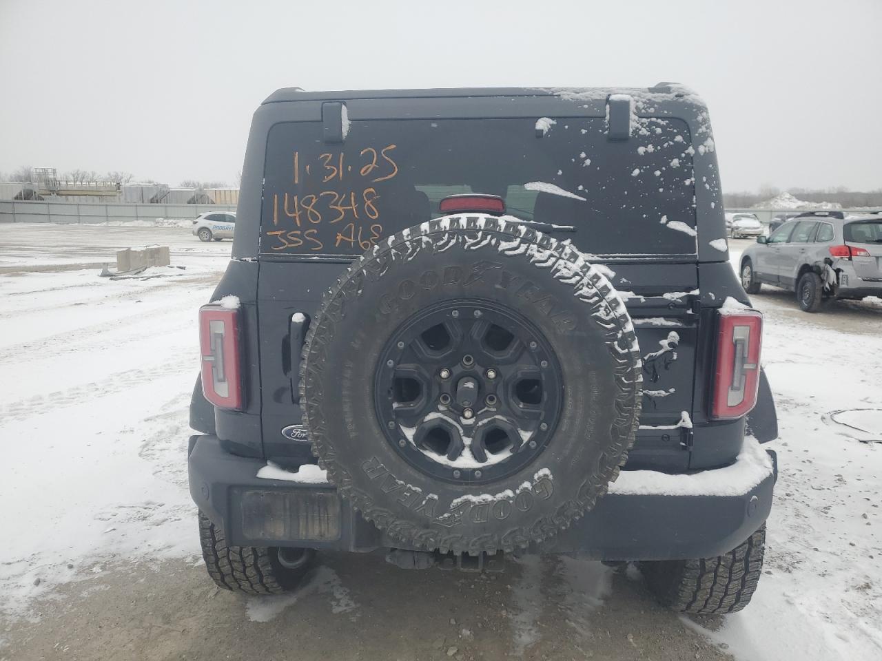 2022 FORD BRONCO BASE VIN:1FMEE5DP9NLA78368