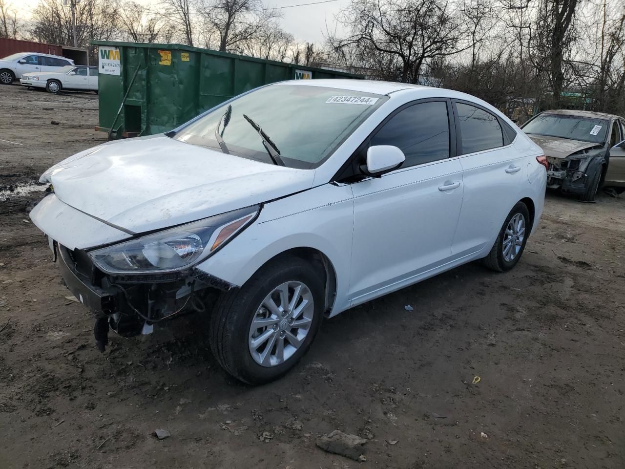 2022 HYUNDAI ACCENT SE VIN:3KPC24A68NE180392
