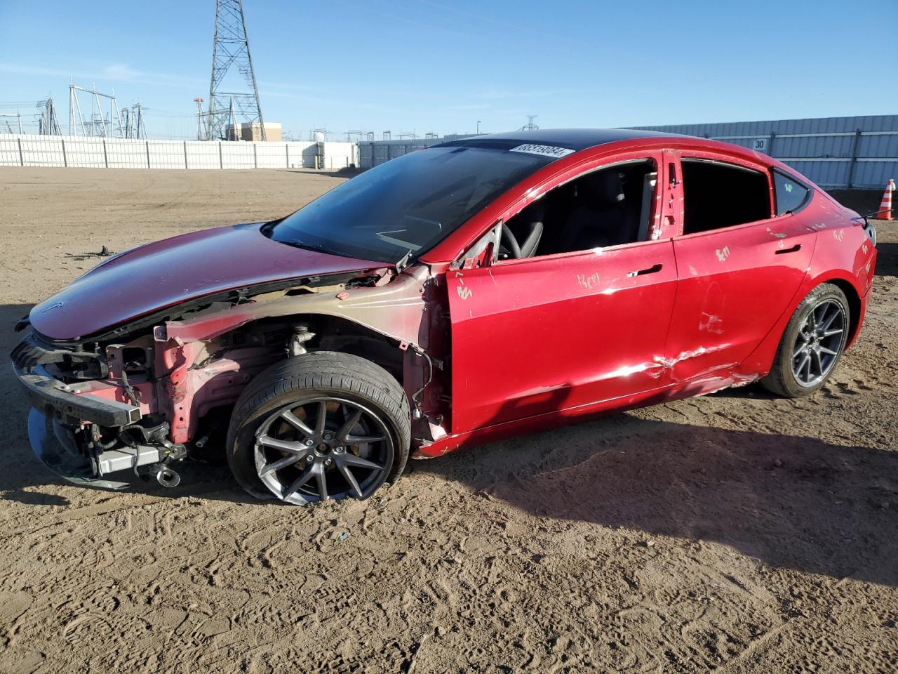 2023 TESLA MODEL 3  VIN:5YJ3E1EB9PF610537