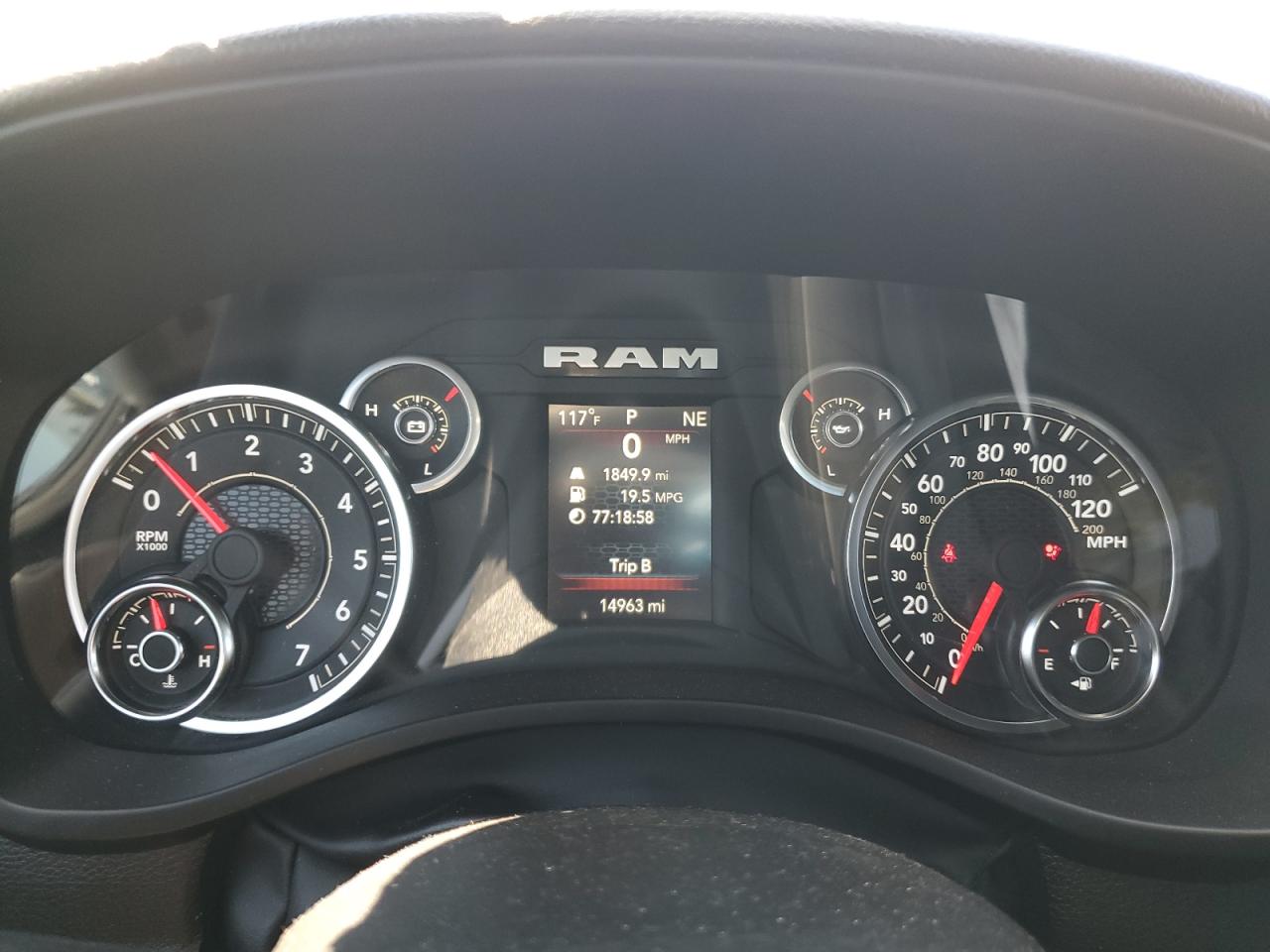 2023 RAM 1500 BIG HORN/LONE STAR VIN:1C6RREFG0PN607809