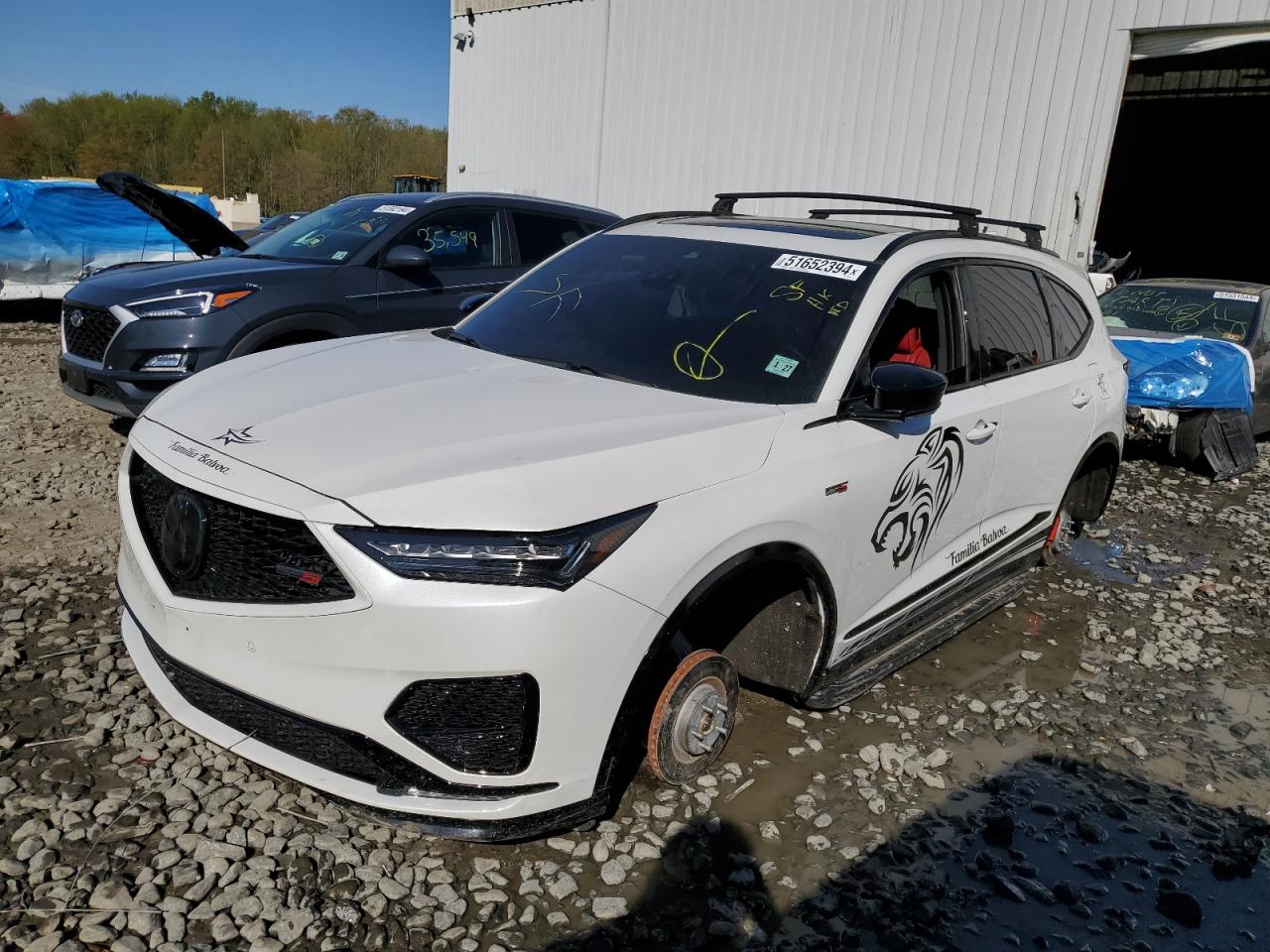 2022 ACURA MDX TYPE S ADVANCE VIN:5J8YD8H81NL003058