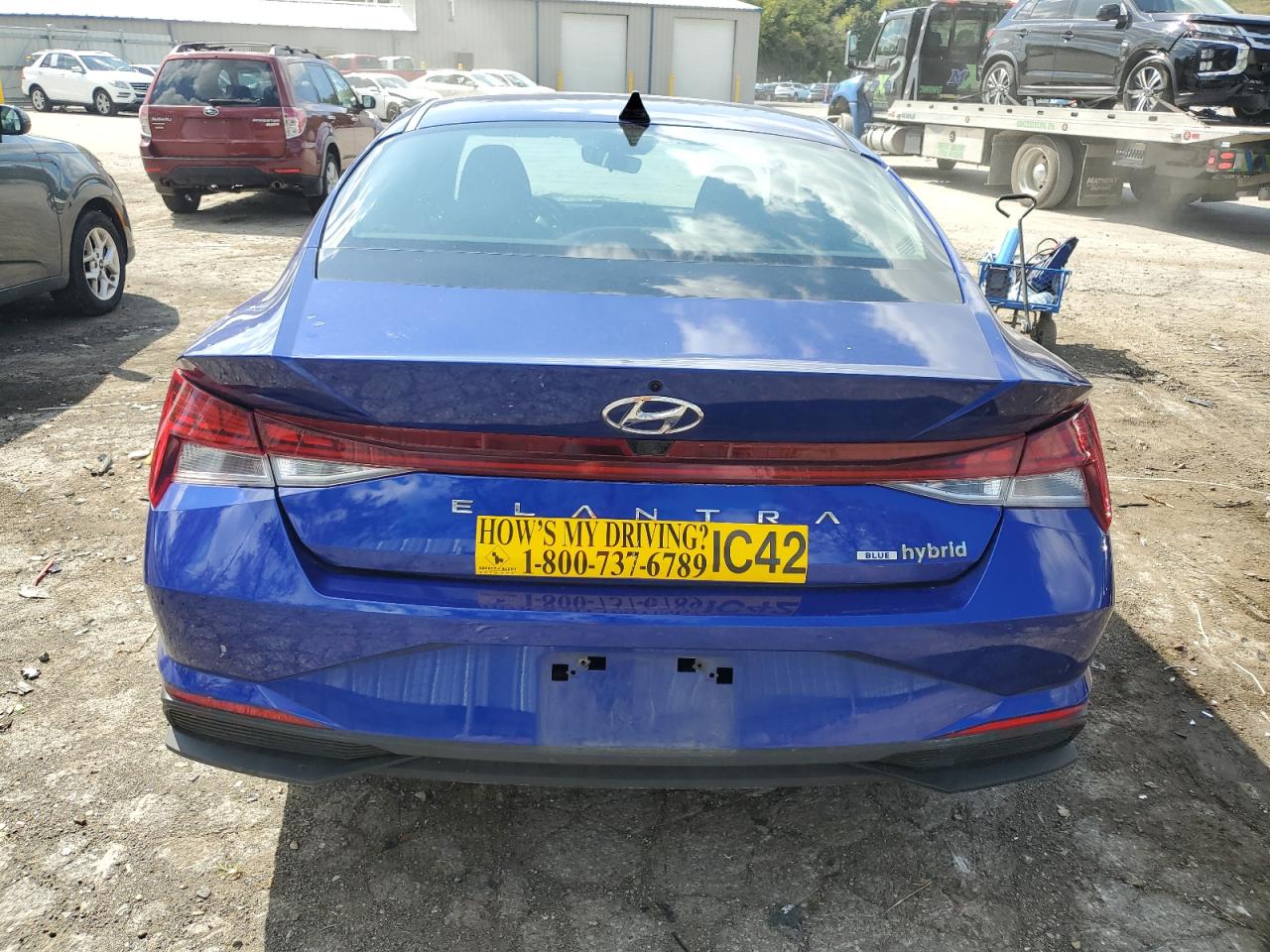 2023 HYUNDAI ELANTRA BLUE VIN:KMHLM4AJXPU091017