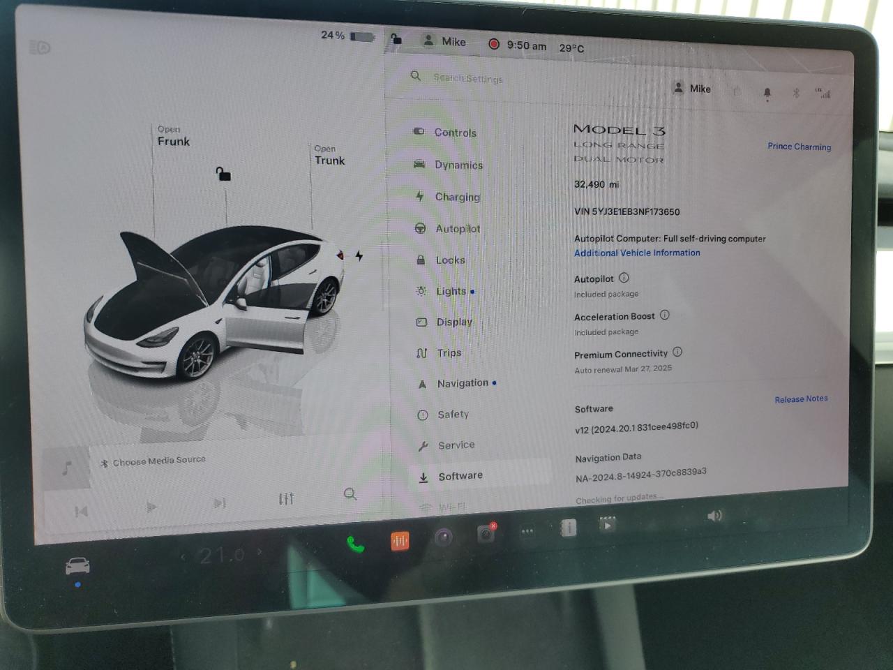 2022 TESLA MODEL 3  VIN:5YJ3E1EB3NF173650