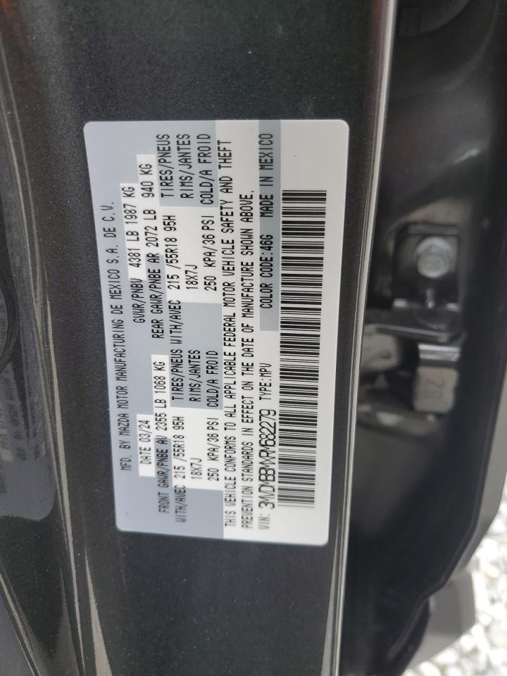 2024 MAZDA CX-30 SELECT VIN:3MVDMBBMXRM682279