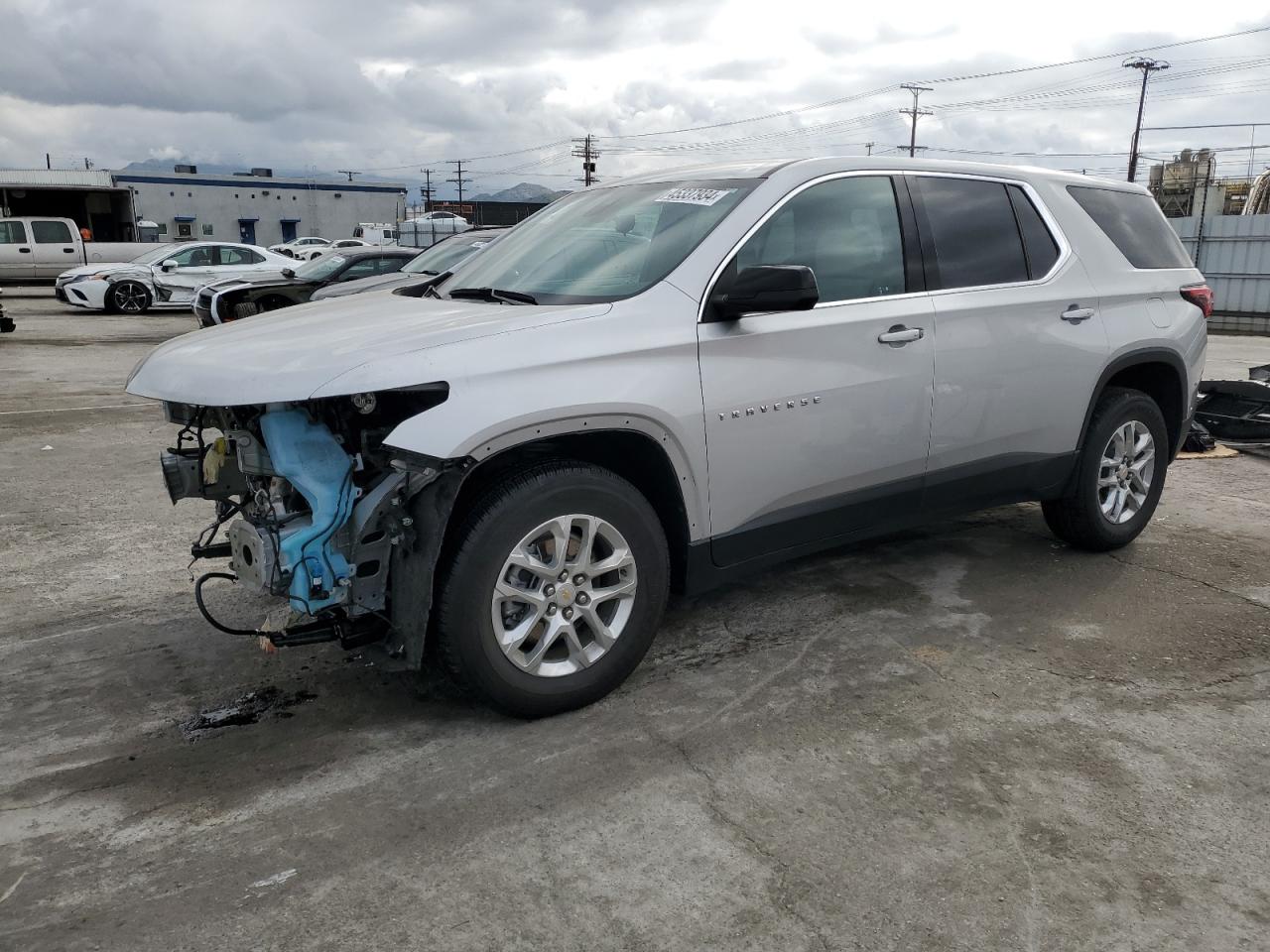 2022 CHEVROLET TRAVERSE LS VIN:1GNEVFKWXNJ133045