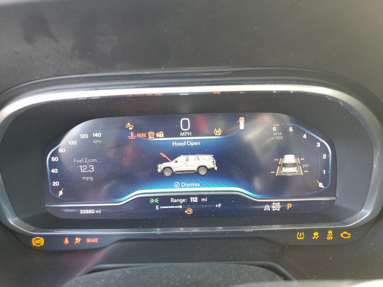 2023 CHEVROLET TAHOE K1500 RST VIN:1GNSKRKD0PR386035