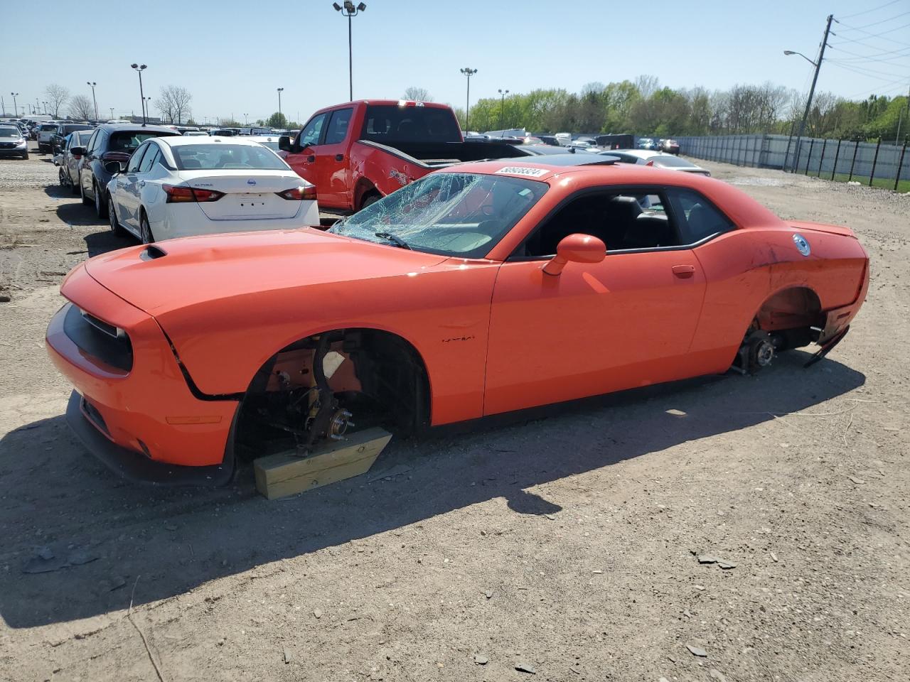 2022 DODGE CHALLENGER R/T VIN:2C3CDZBT8NH139796