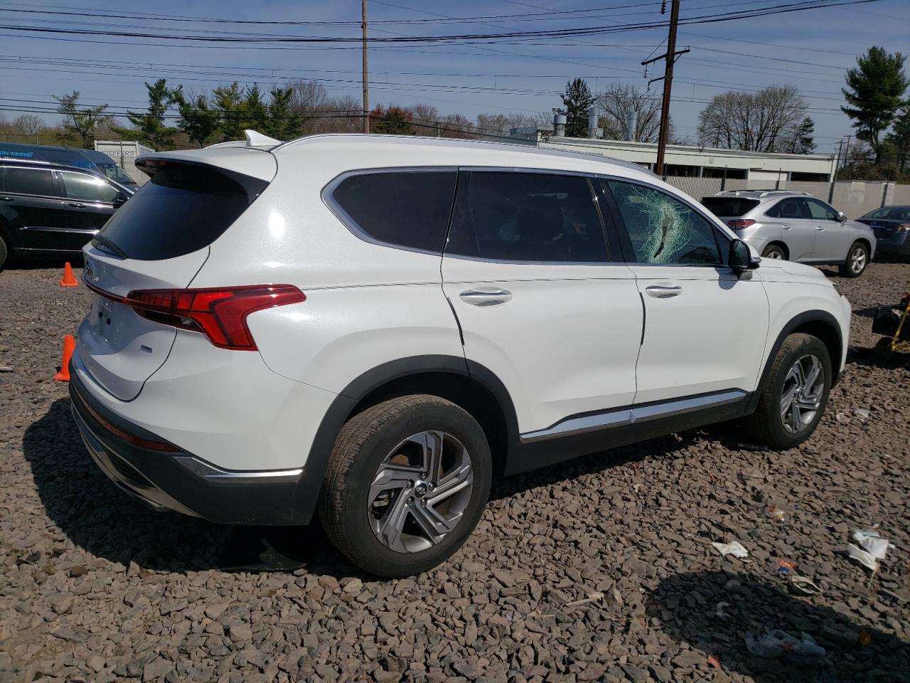 2022 HYUNDAI SANTA FE SEL VIN:5NMS3DAJ1NH480524