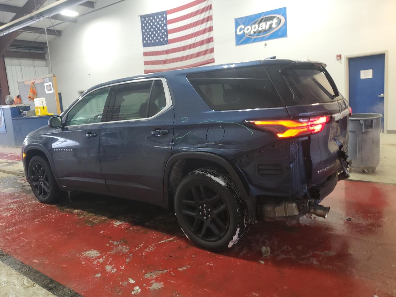 2022 CHEVROLET TRAVERSE LS VIN:1GNEVFKW6NJ127551