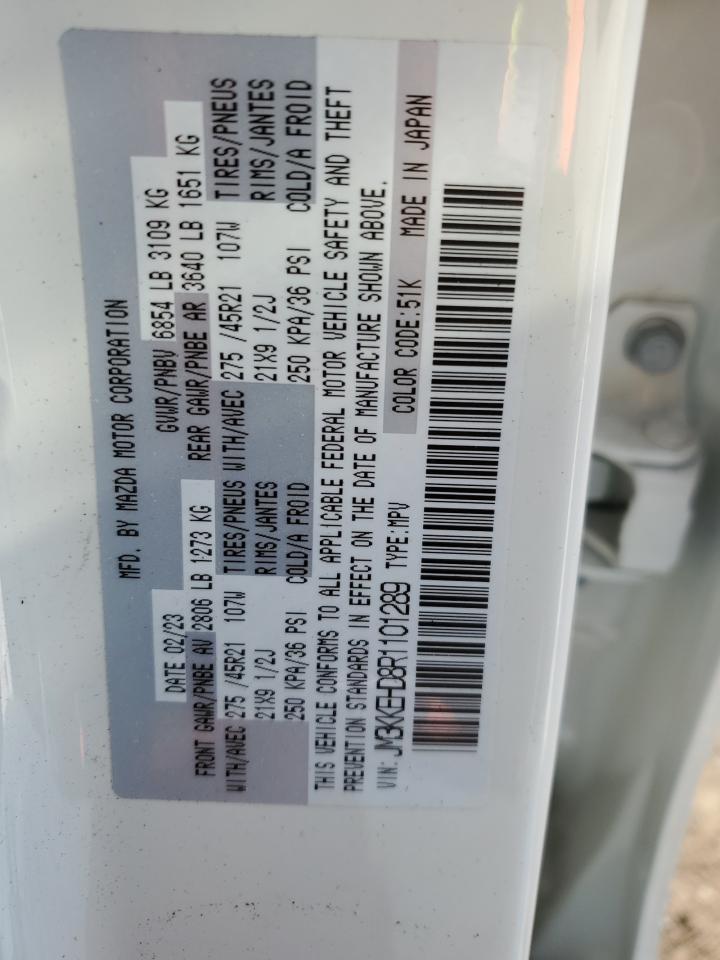 2024 MAZDA CX-90 PREMIUM PLUS VIN:JM3KKEHD8R1101289