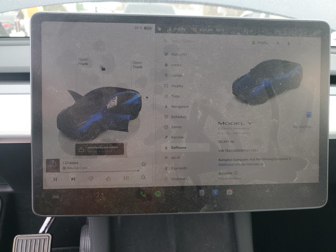 2023 TESLA MODEL Y  VIN:7SAYGDEE6PF875303