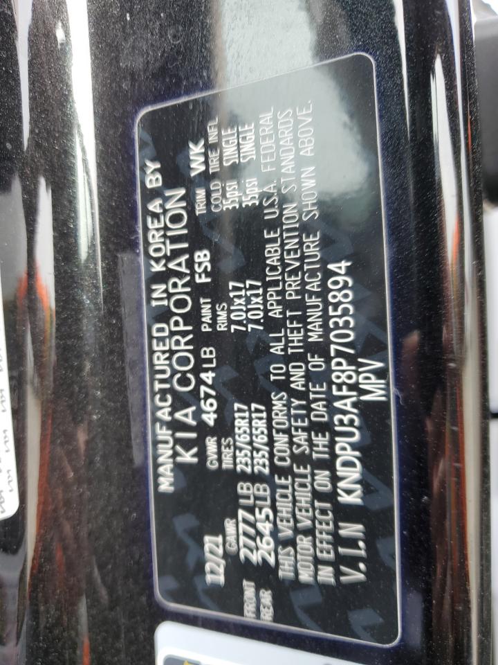 2023 KIA SPORTAGE LX VIN:KNDPU3AF8P7035894