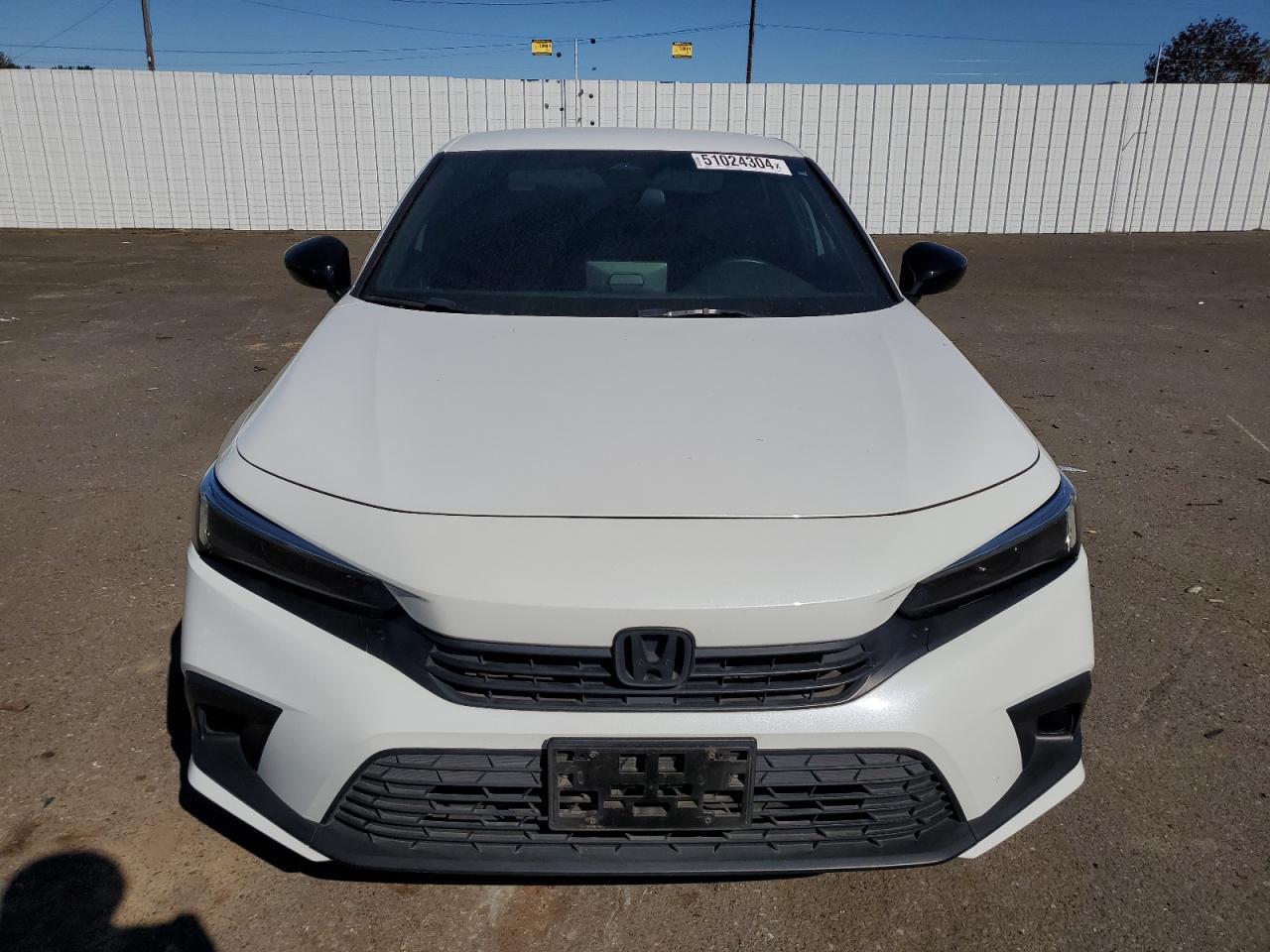 2022 HONDA CIVIC SPORT VIN:2HGFE2F53NH502600