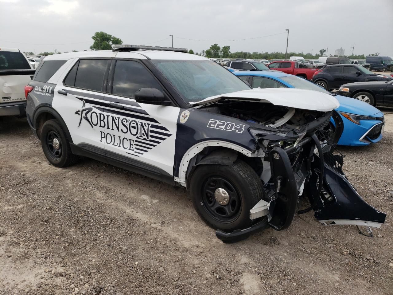 2022 FORD EXPLORER POLICE INTERCEPTOR VIN:1FM5K8AB9NGA20904