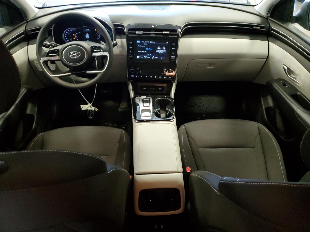 2022 HYUNDAI TUCSON BLUE VIN:KM8JBCA13NU045713