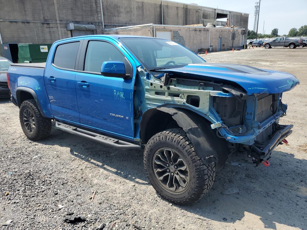 2022 CHEVROLET COLORADO ZR2 VIN:1GCGTEEN8N1213027