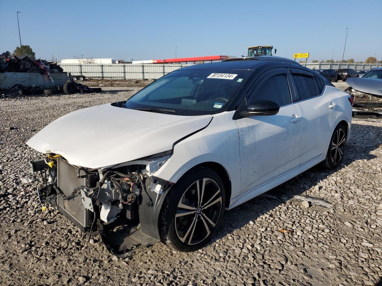 2022 NISSAN SENTRA SR VIN:3N1AB8DV7NY311959
