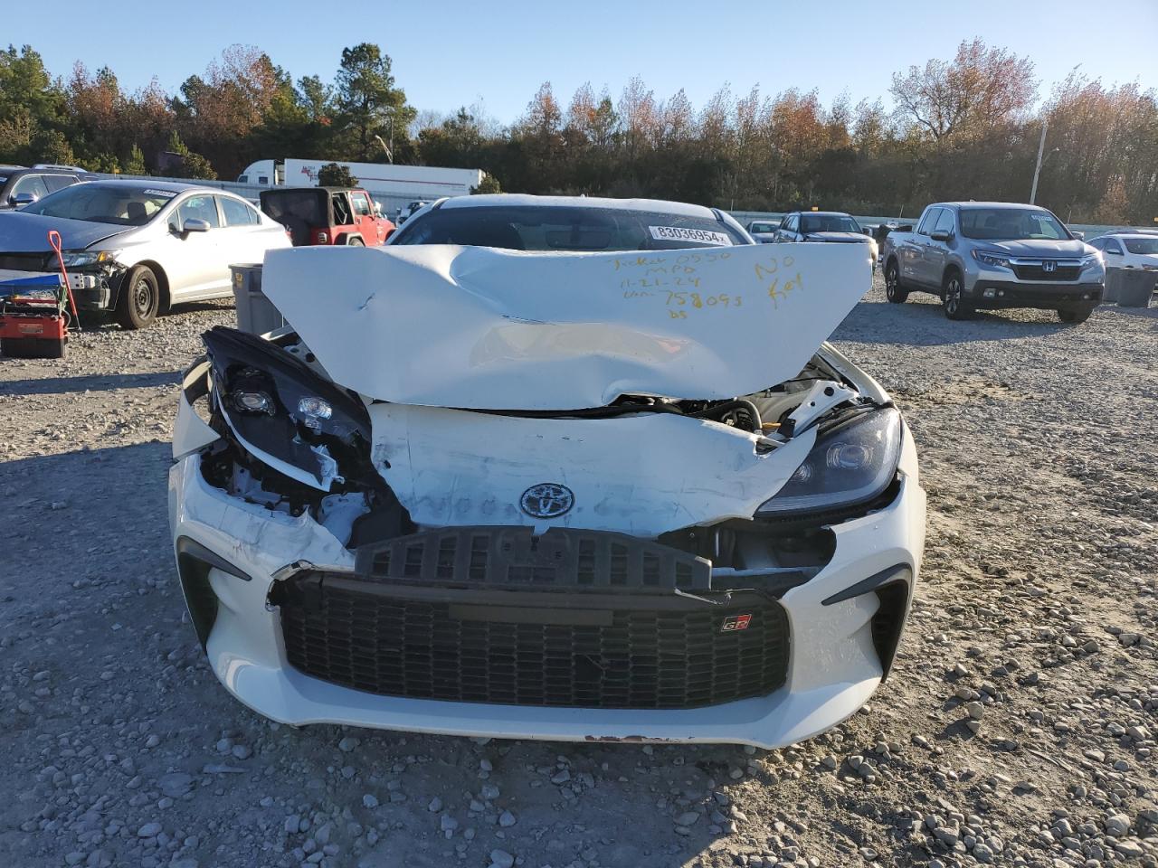 2024 TOYOTA GR 86 PREMIUM VIN:JF1ZNBE11R9758093