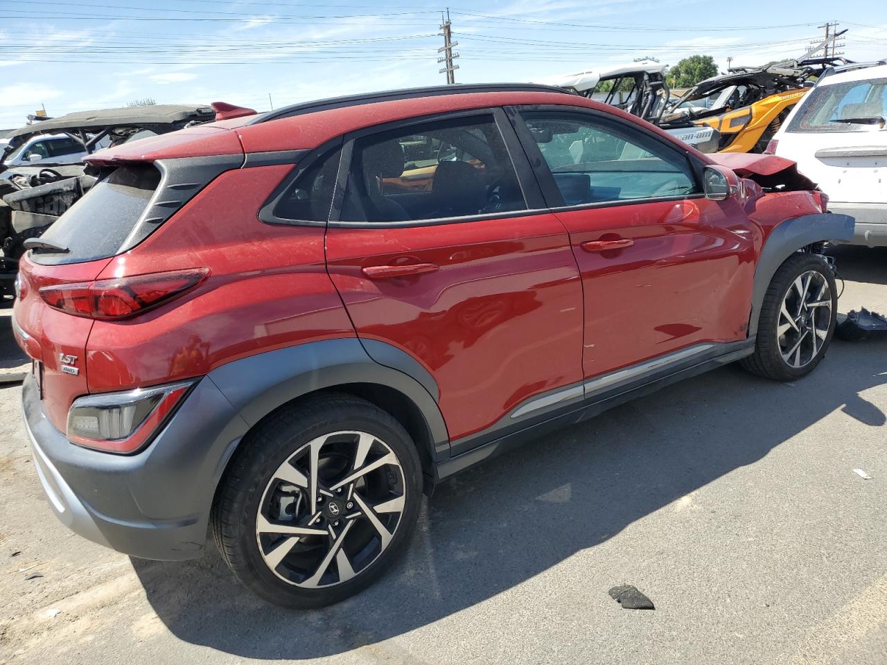 2022 HYUNDAI KONA LIMITED VIN:KM8K5CA37NU795127