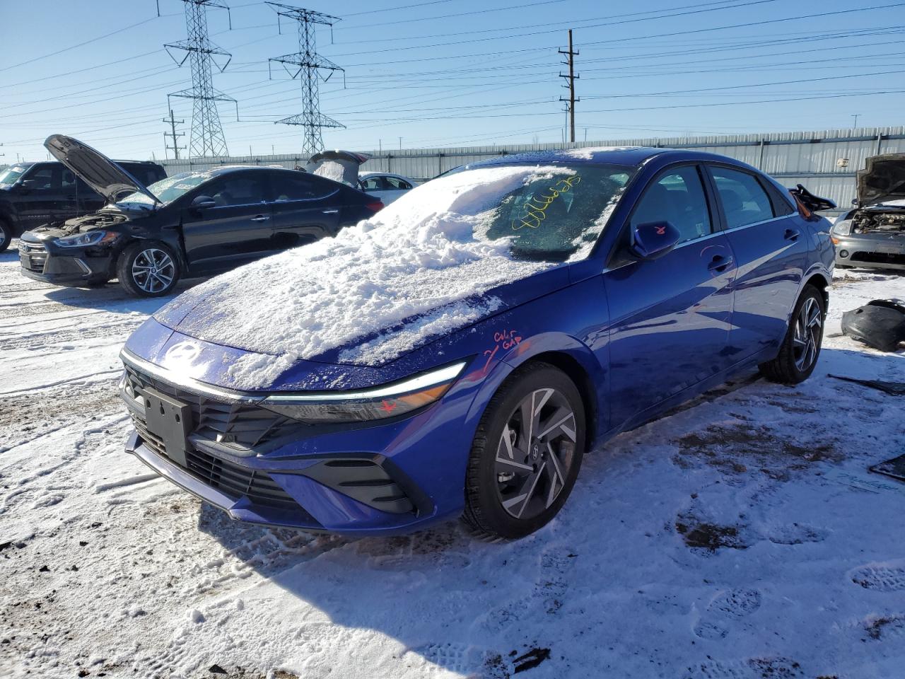 2024 HYUNDAI ELANTRA SEL VIN:KMHLS4DG3RU789381