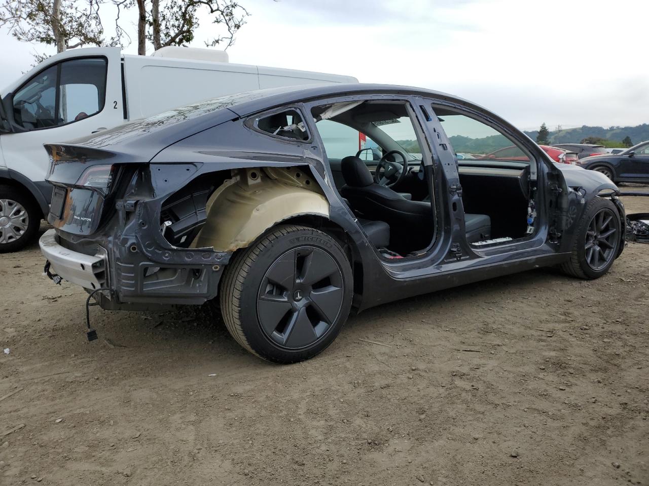 2022 TESLA MODEL 3  VIN:5YJ3E1EB8NF207145