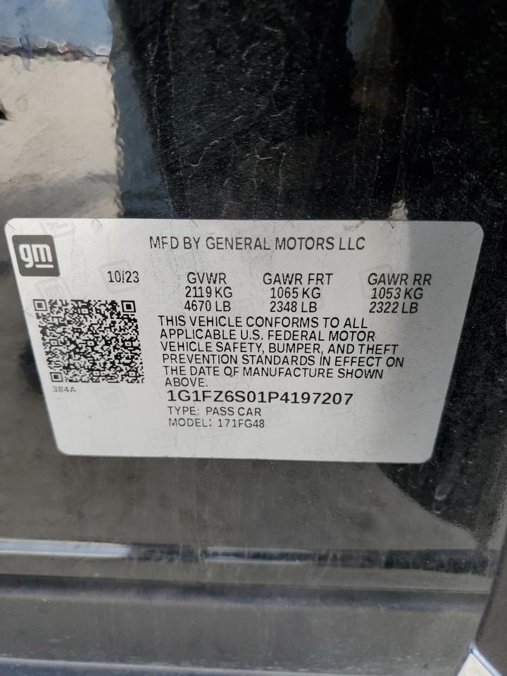 2023 CHEVROLET BOLT EUV PREMIER VIN:1G1FZ6S01P4197207