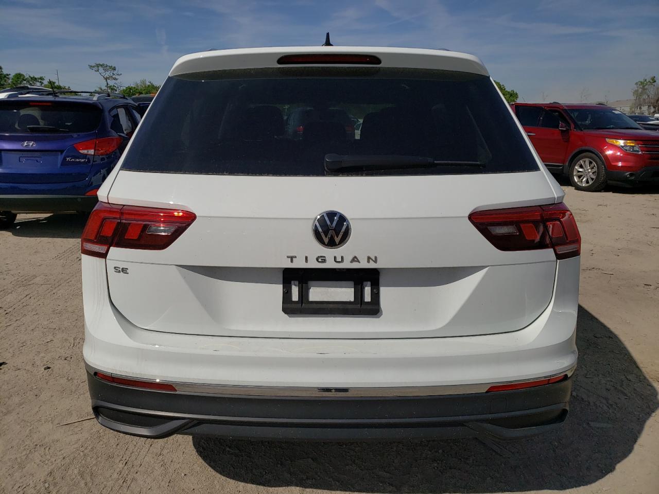 2022 VOLKSWAGEN TIGUAN SE VIN:3VV3B7AX2NM176551