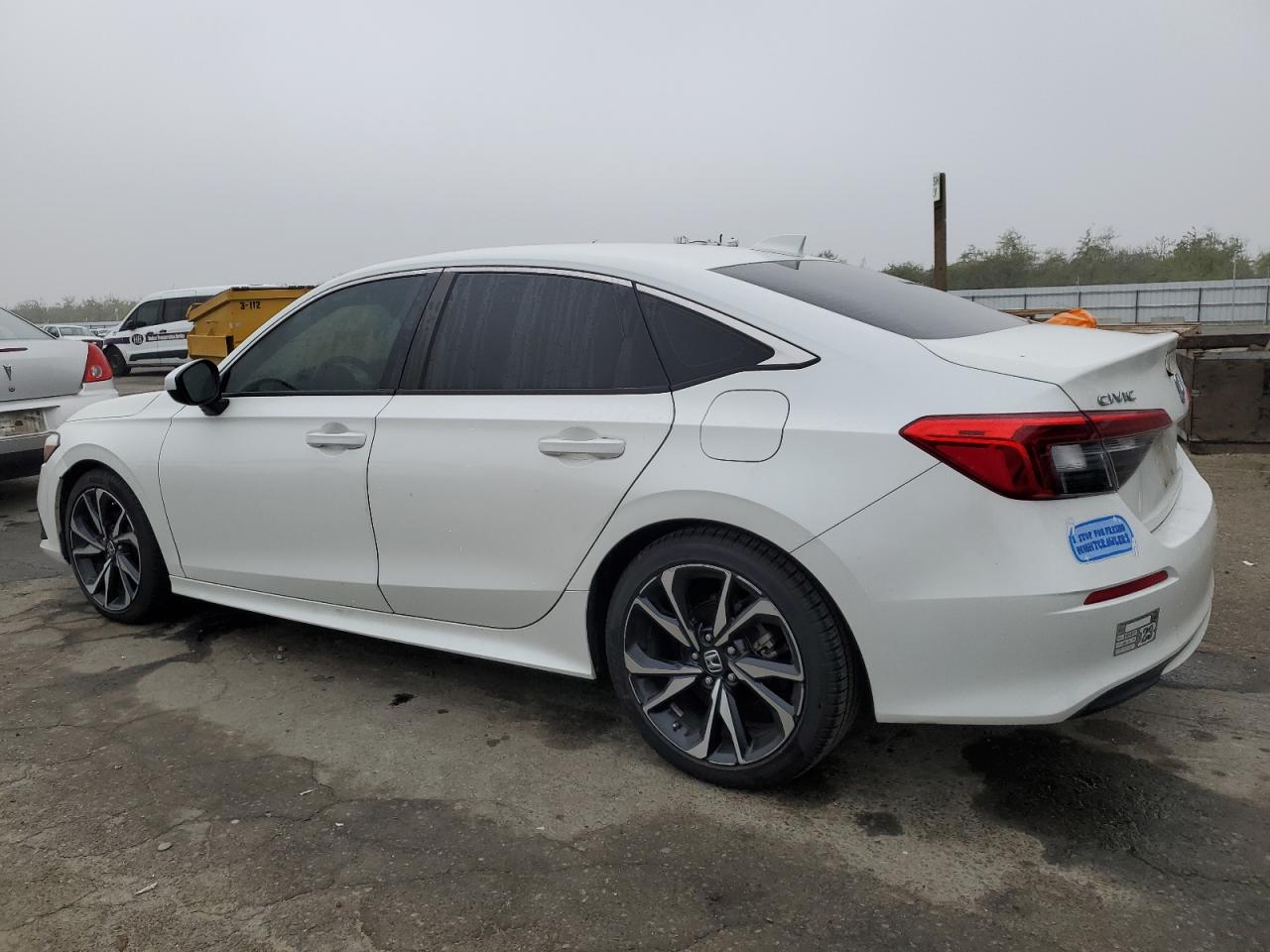 2022 HONDA CIVIC EX VIN:JHMFE1F79NX008195