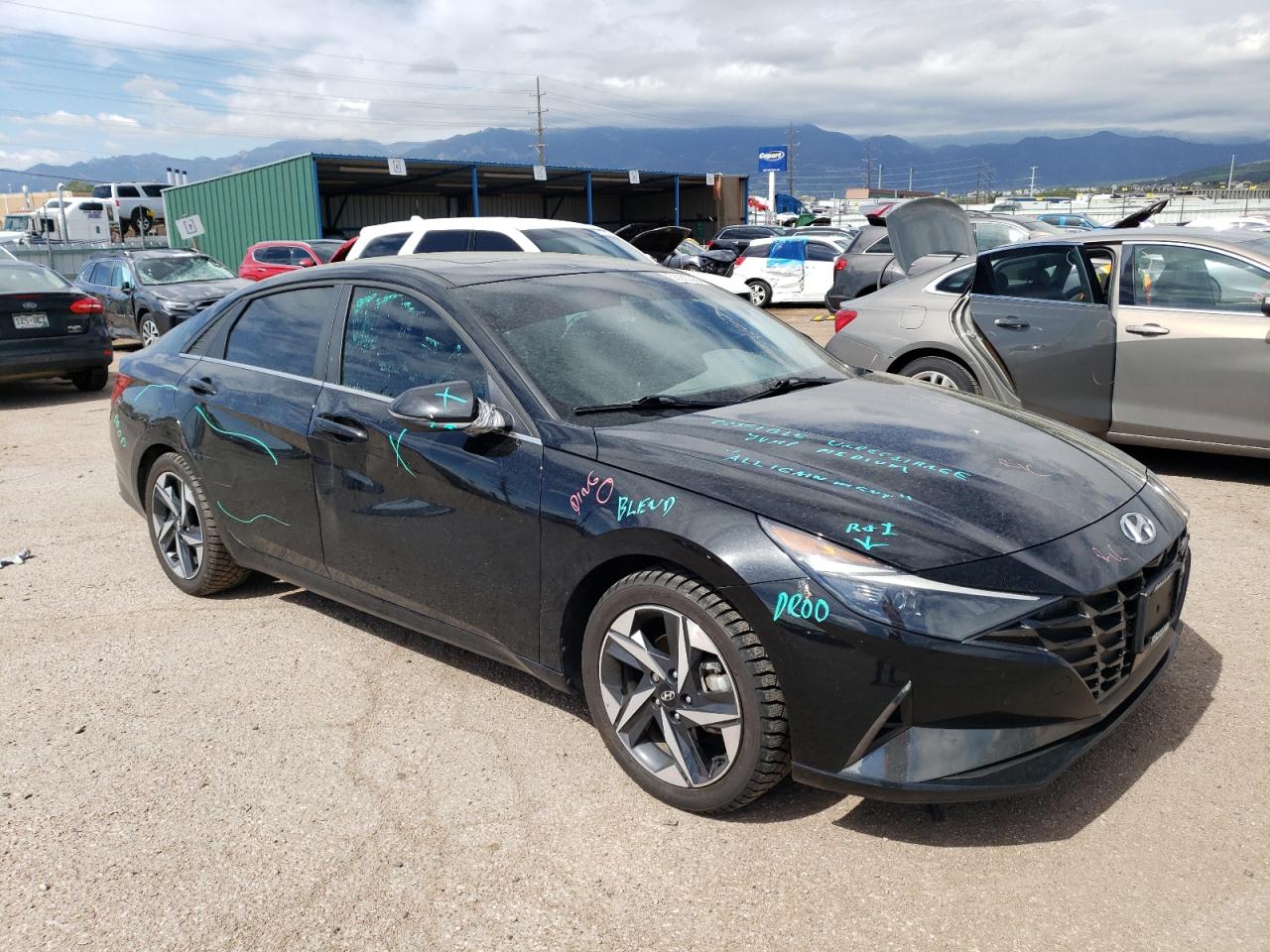 2022 HYUNDAI ELANTRA SEL VIN:KMHLN4AGXNU358218