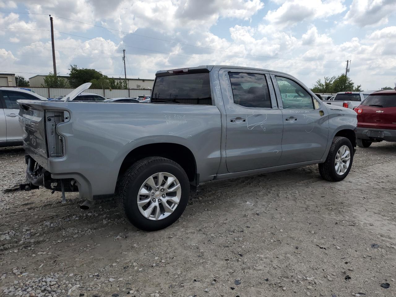 2024 CHEVROLET SILVERADO C1500 CUSTOM VIN:1GCPABEK8RZ148861