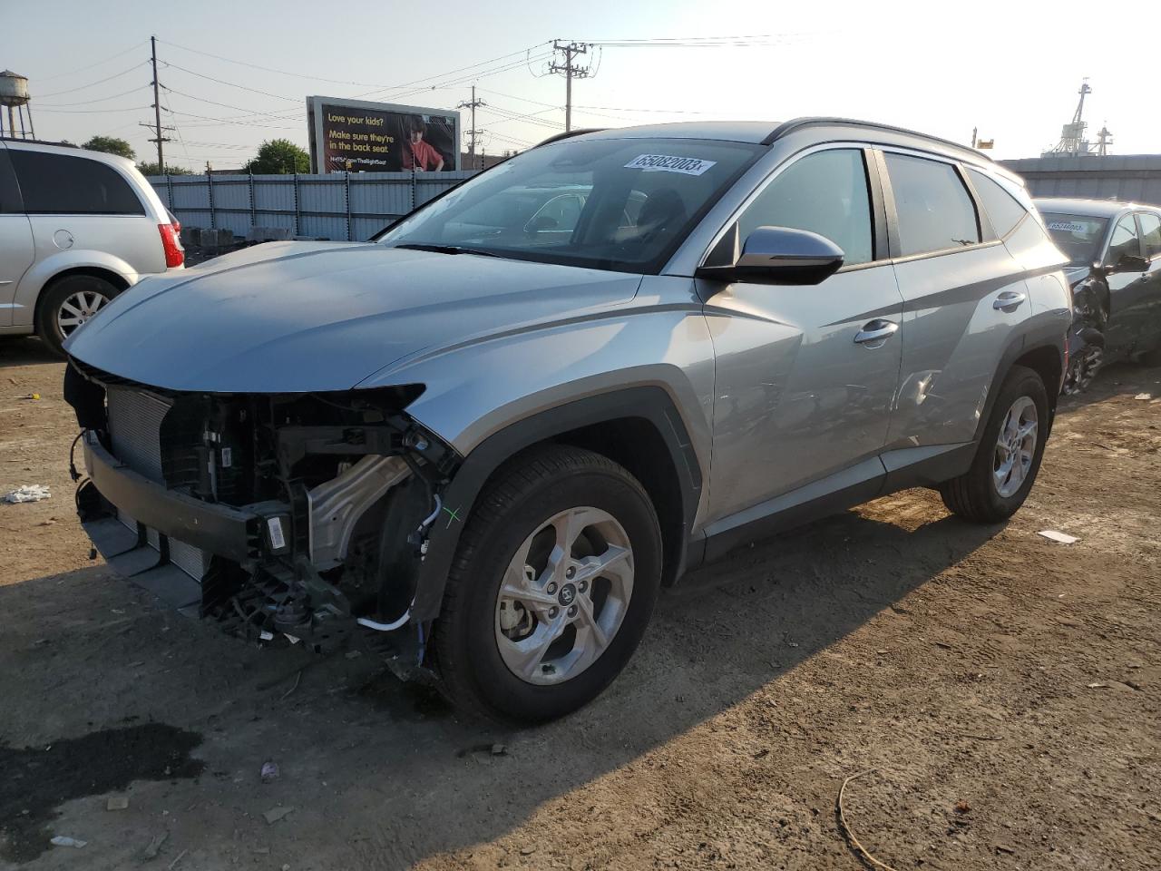 2022 HYUNDAI TUCSON SEL VIN:5NMJBCAE0NH151891