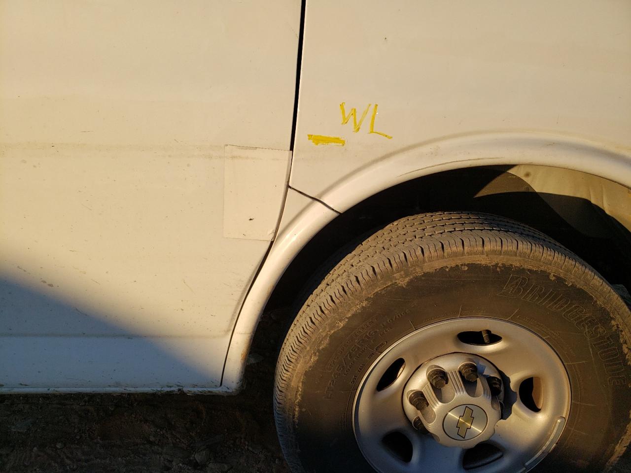 2023 CHEVROLET EXPRESS G2500  VIN:1GCWGBFP4P1245877