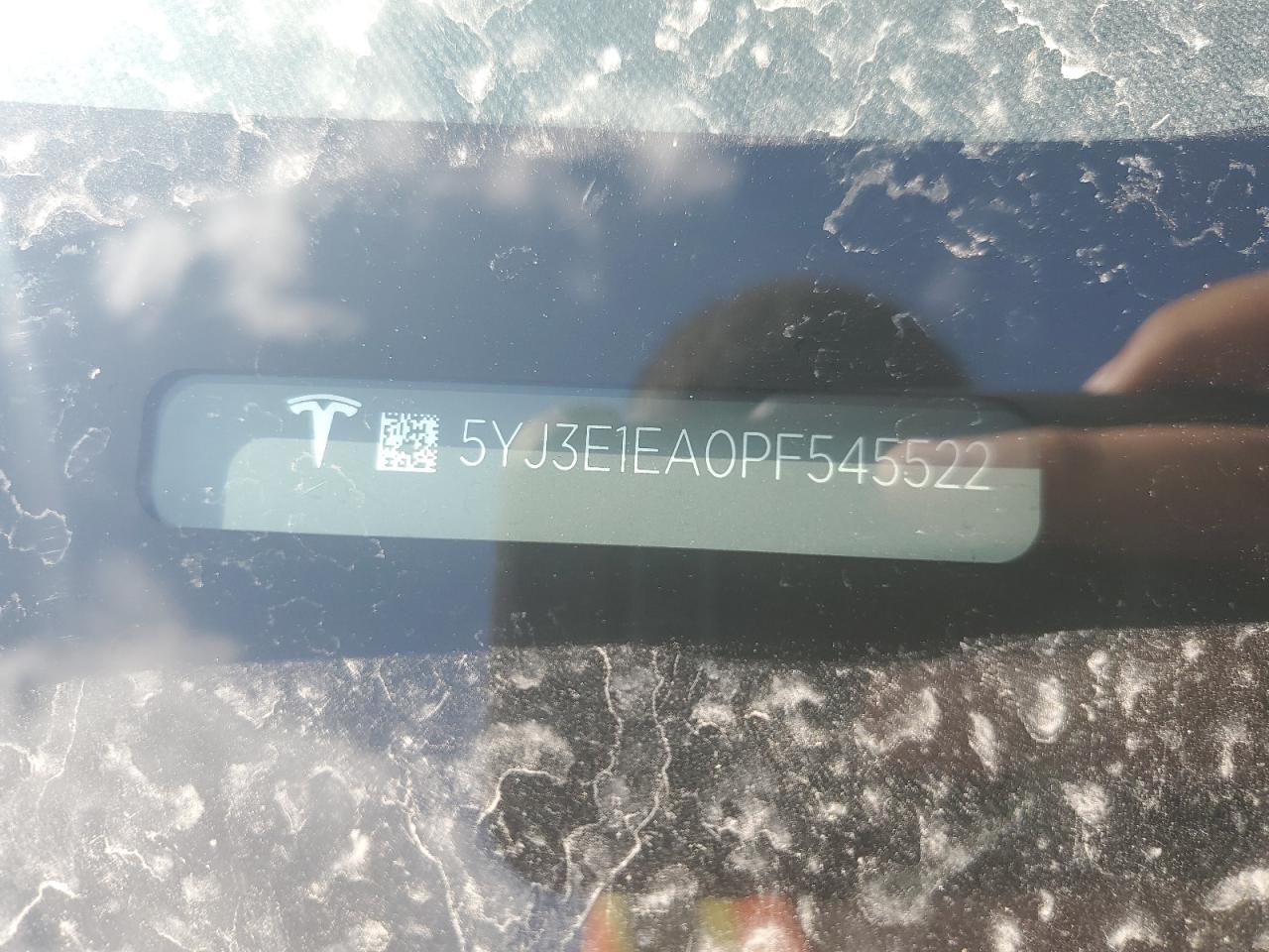 2023 TESLA MODEL 3  VIN:5YJ3E1EA0PF545522