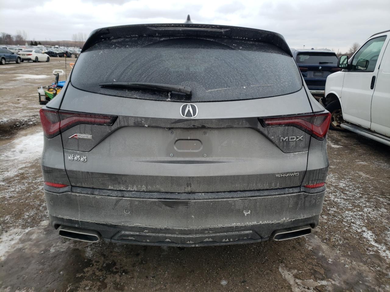 2023 ACURA MDX A-SPEC VIN:5J8YE1H0XPL801222