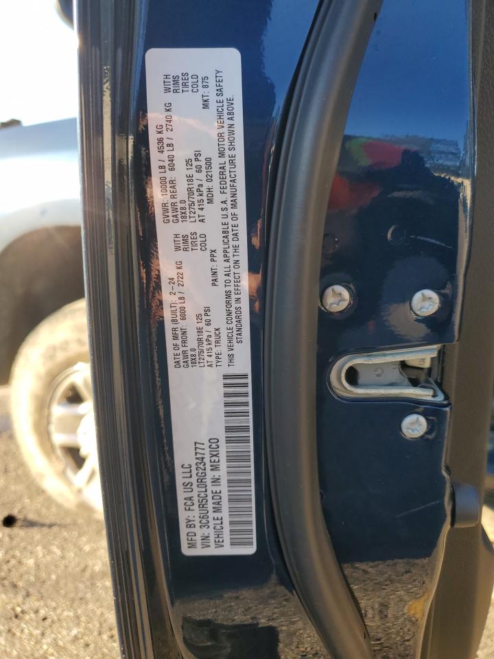 2024 RAM 2500 TRADESMAN VIN:3C6UR5CL0RG234777