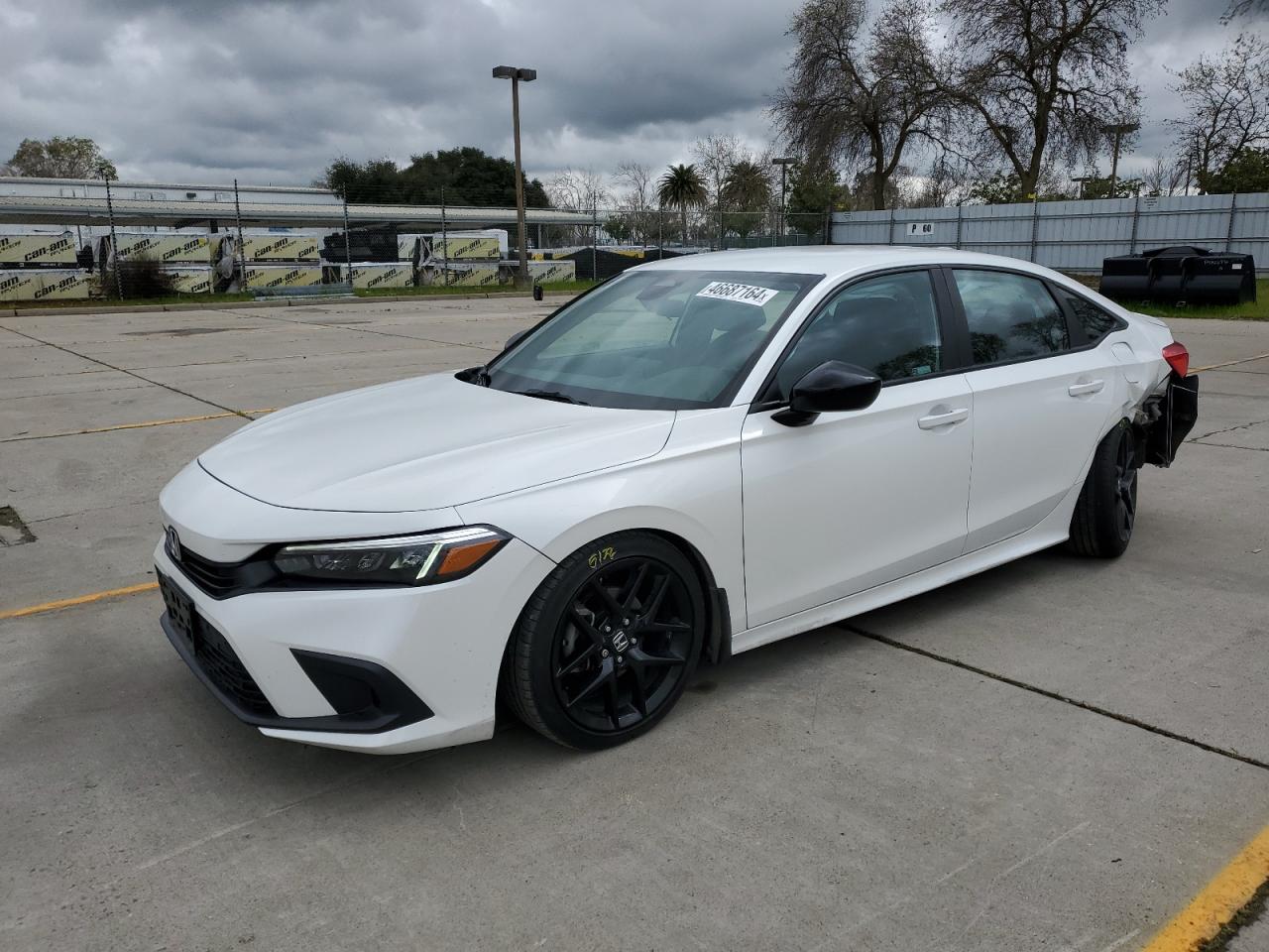 2022 HONDA CIVIC SPORT VIN:2HGFE2F56NH516734