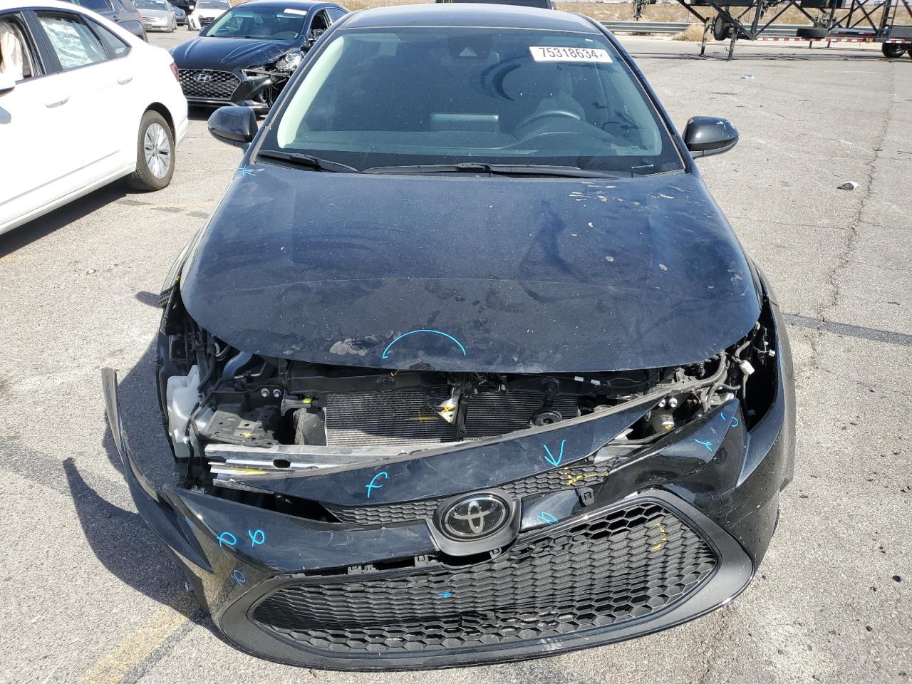 2022 TOYOTA COROLLA LE VIN:5YFEPMAE7NP381989