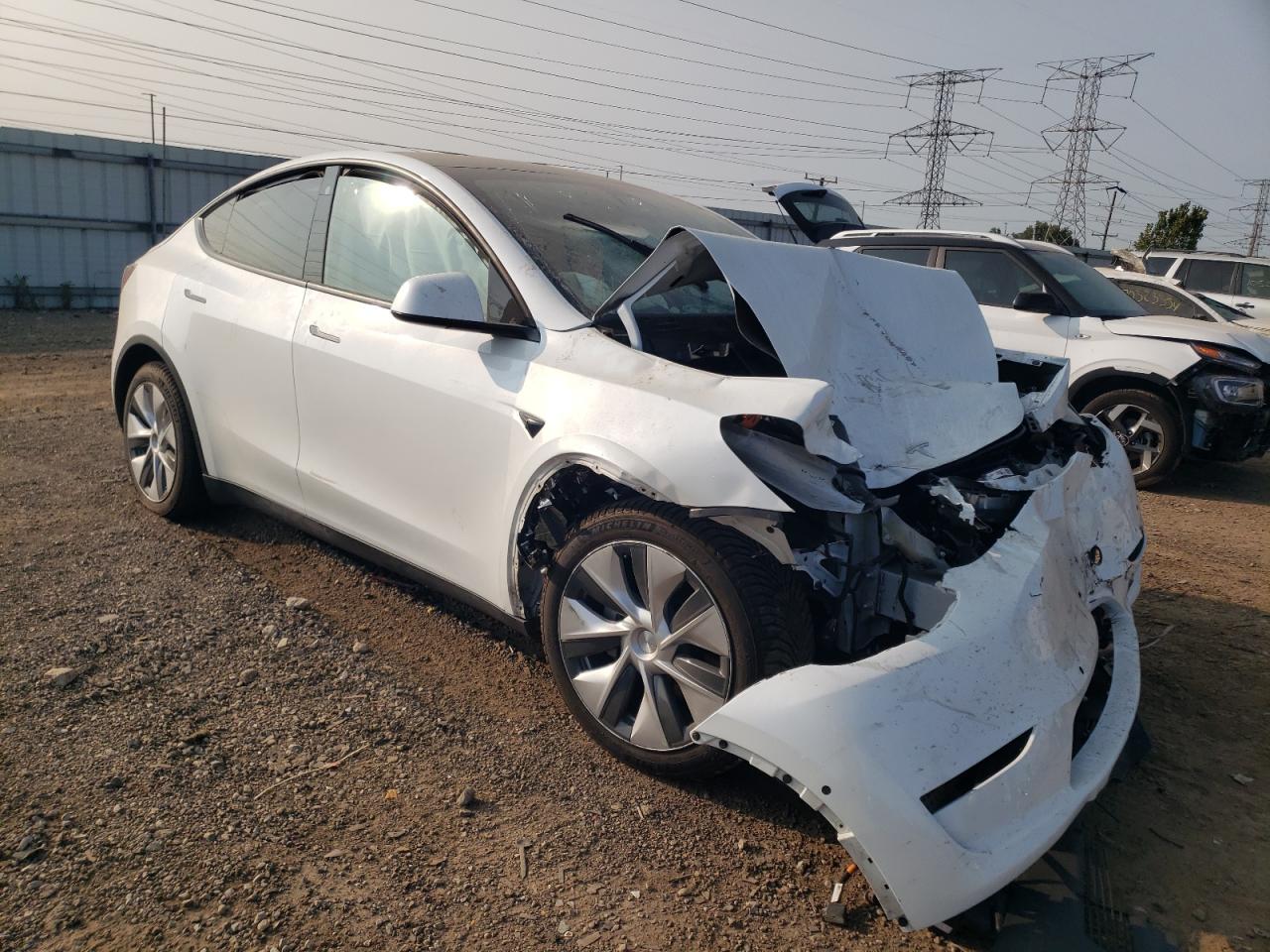 2022 TESLA MODEL Y  VIN:7SAYGAEE2NF383055