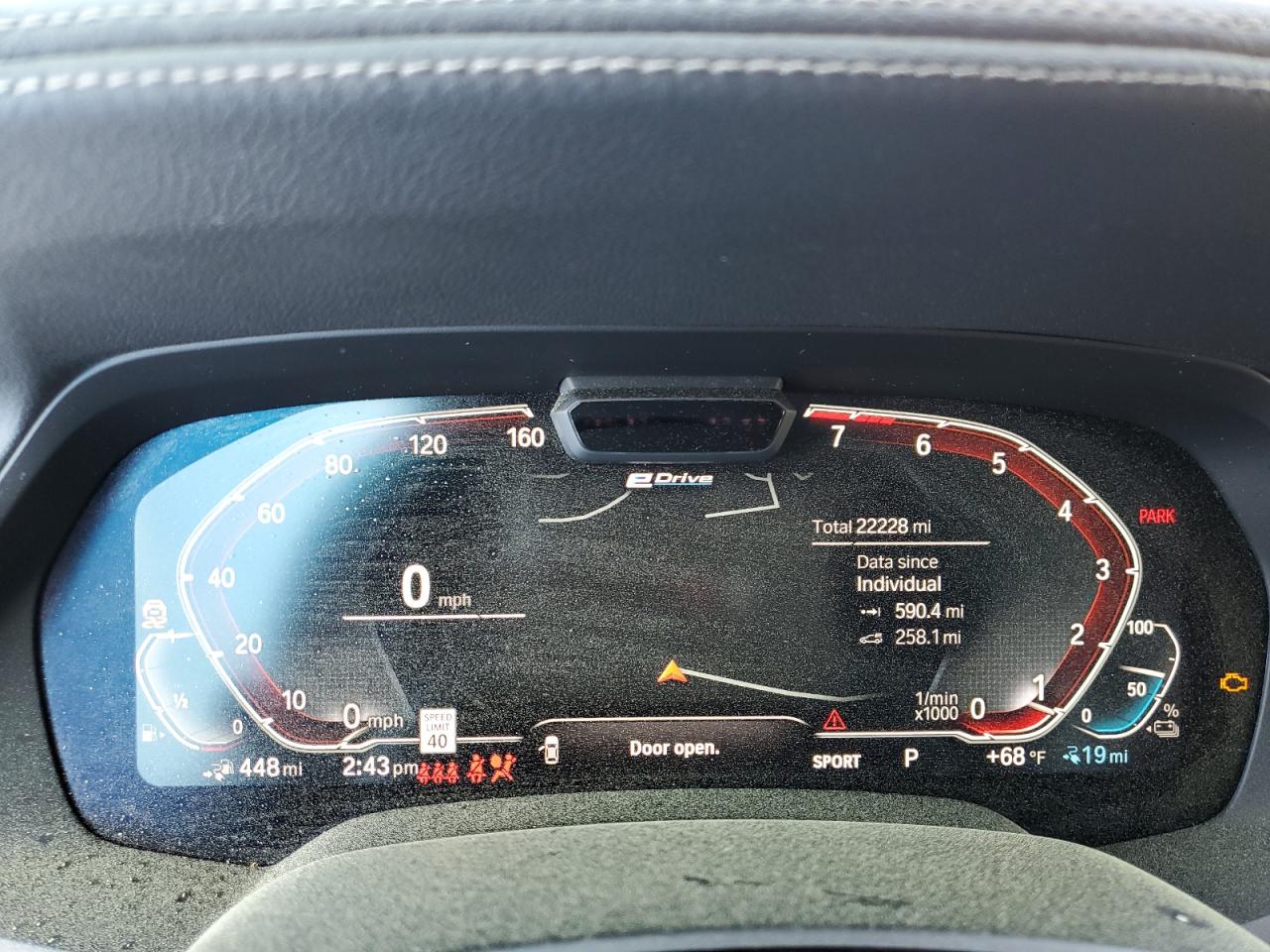 2022 BMW X5 XDRIVE45E VIN:5UXTA6C02N9L87936