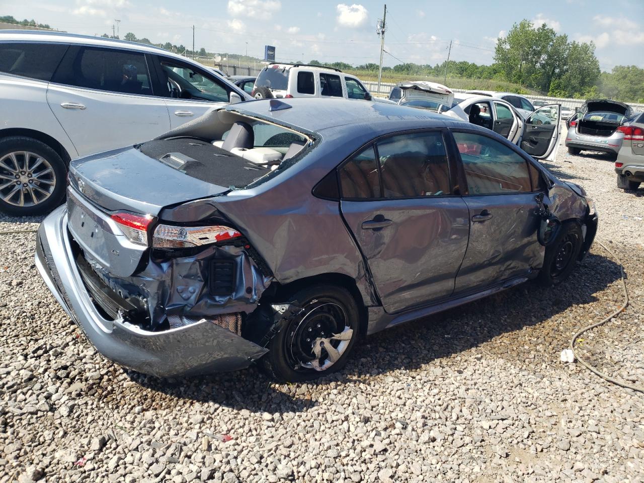 2022 TOYOTA COROLLA LE VIN:5YFEPMAE3NP387076