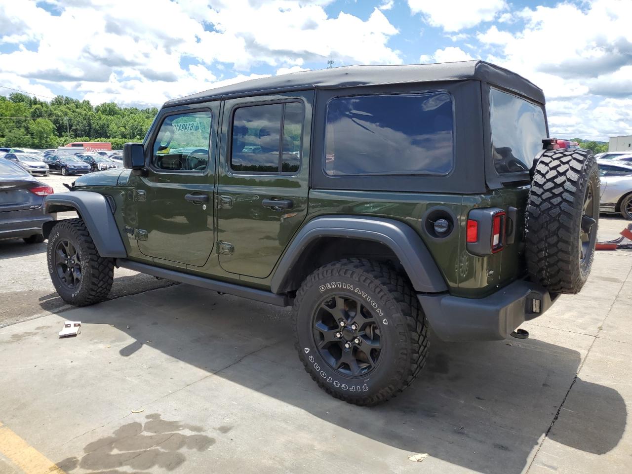 2022 JEEP WRANGLER UNLIMITED SPORT VIN:1C4HJXDG3NW218213