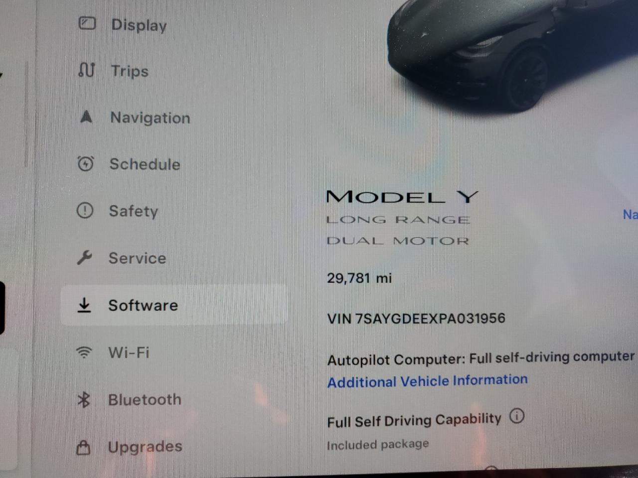 2023 TESLA MODEL Y  VIN:1FTEF26H2LPA53968
