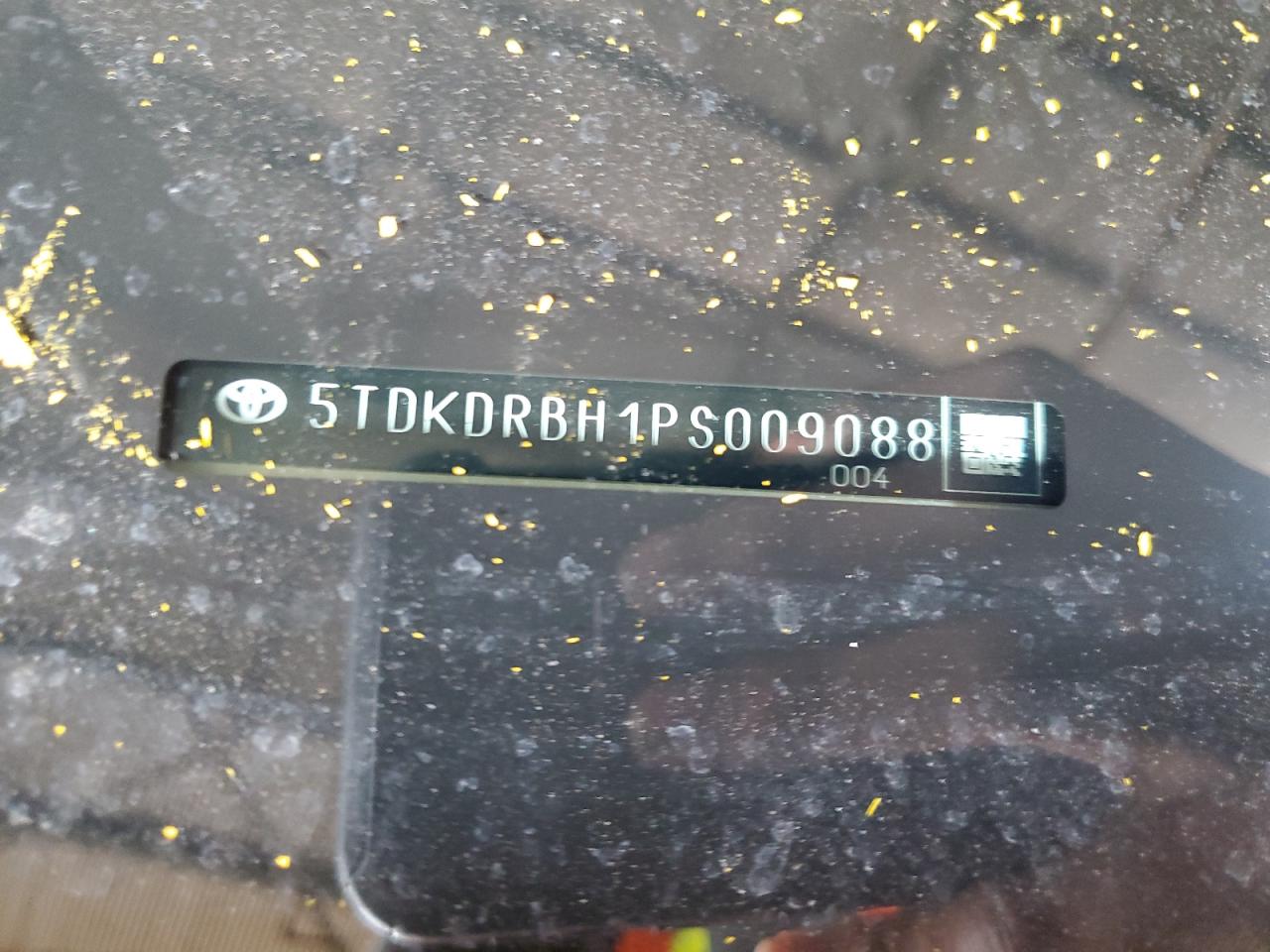 2023 TOYOTA HIGHLANDER L VIN:5TDKDRBH1PS009088