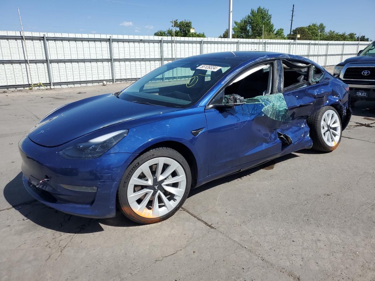 2022 TESLA MODEL 3  VIN:5YJ3E1EB8NF177788