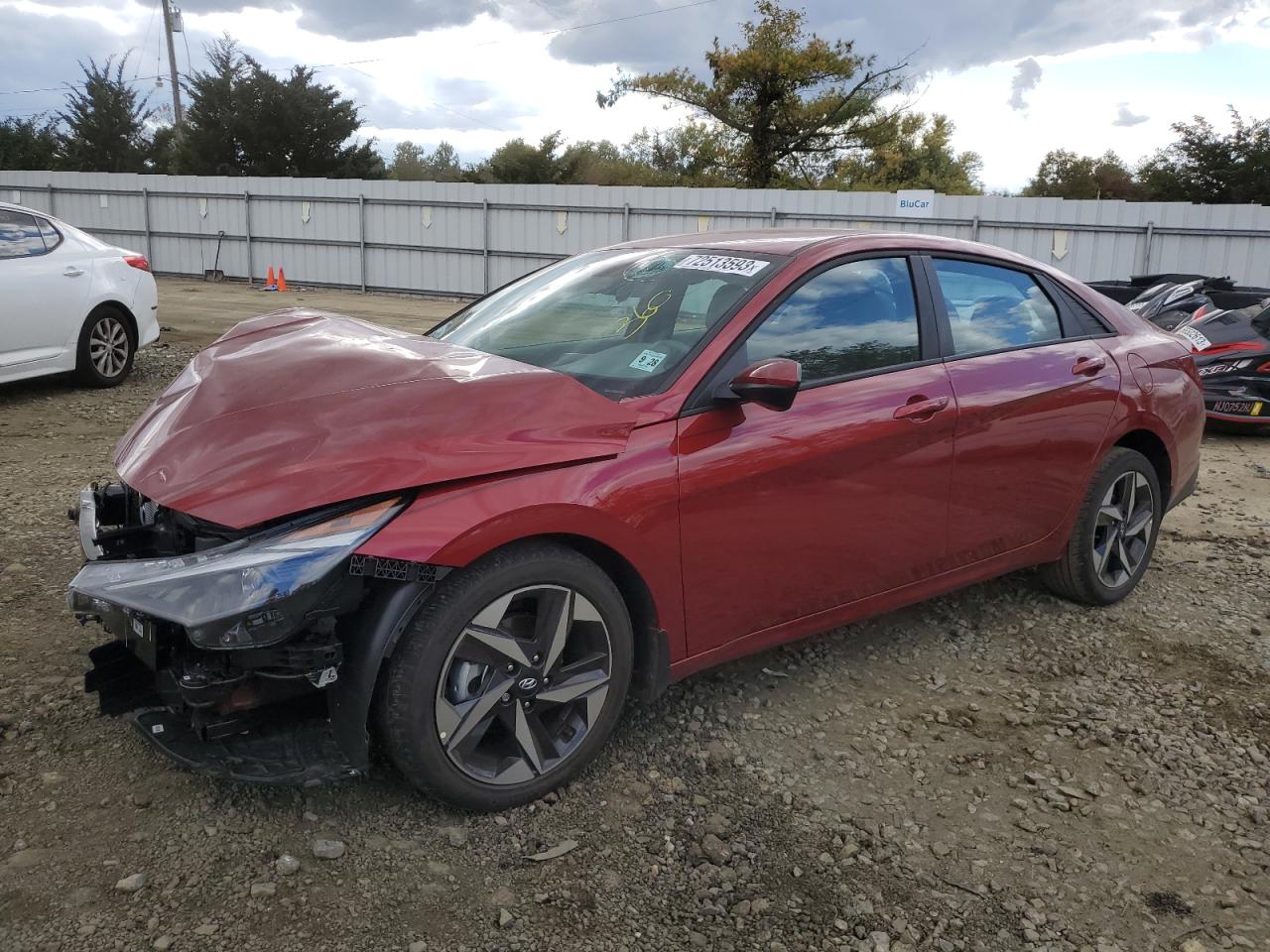 2023 HYUNDAI ELANTRA SEL VIN:KMHLS4AG2PU617943