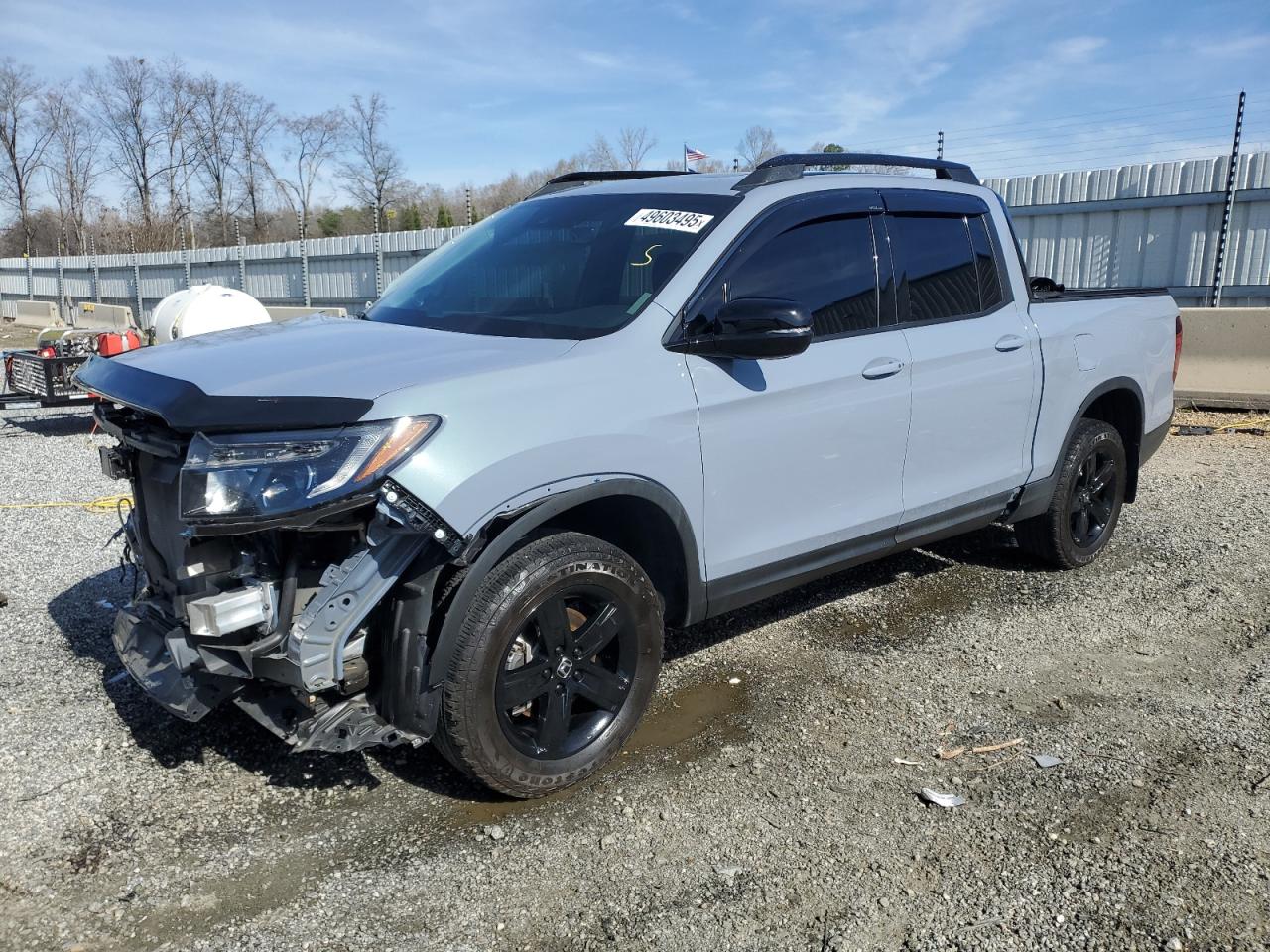 2022 HONDA RIDGELINE BLACK EDITION VIN:5FPYK3F82NB032668