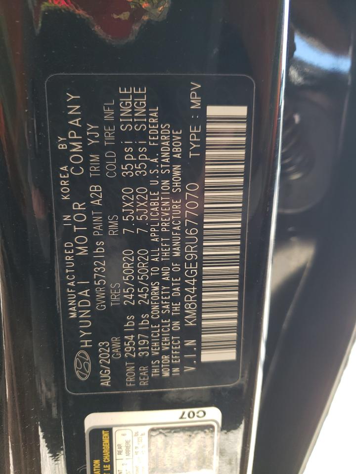 2024 HYUNDAI PALISADE SEL PREMIUM VIN:KM8R44GE9RU677070